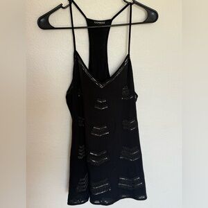 Express Black Knit Top